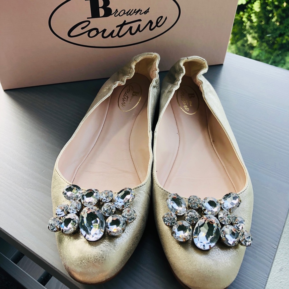 Gold and Jewel Women's Shoes